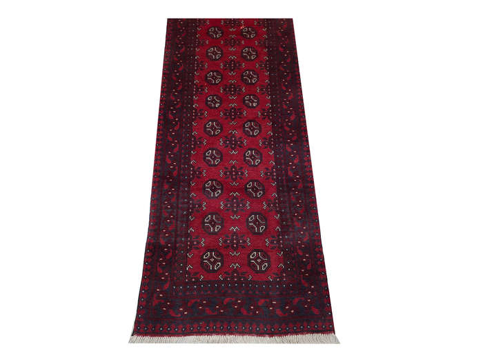 Afghan Bukhara Carpet runner 393 x 76cm