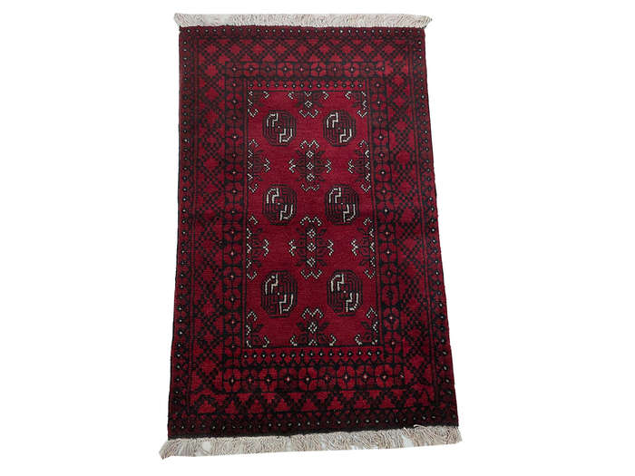 Beautiful Afghan Bukhara Design Carpet - 117 x 75 CM
