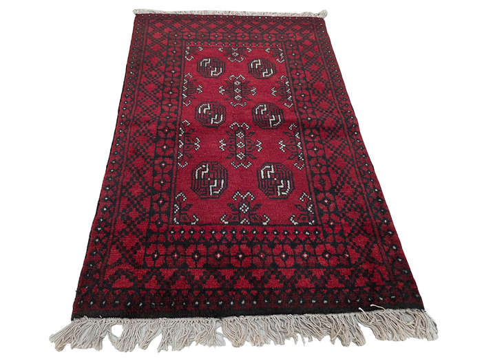 Beautiful Afghan Bukhara Design Carpet - 117 x 75 CM
