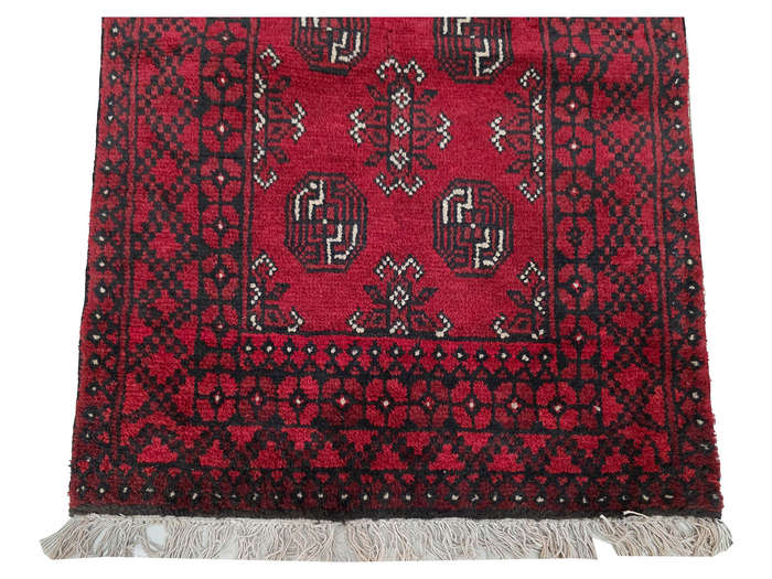 Beautiful Afghan Bukhara Design Carpet - 117 x 75 CM