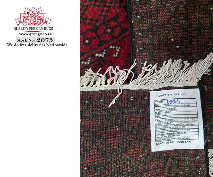 Beautiful Afghan Bukhara Design Carpet - 117 x 75 CM