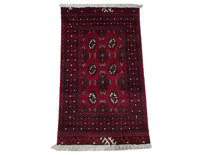 Gorgeous Afghan Bukhara Design Carpet - 120 x 74 CM