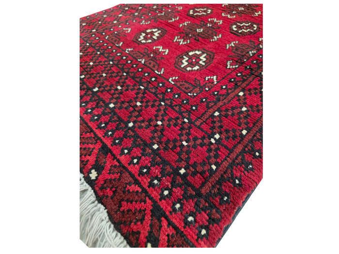 Gorgeous Afghan Bukhara Design Carpet - 120 x 74 CM