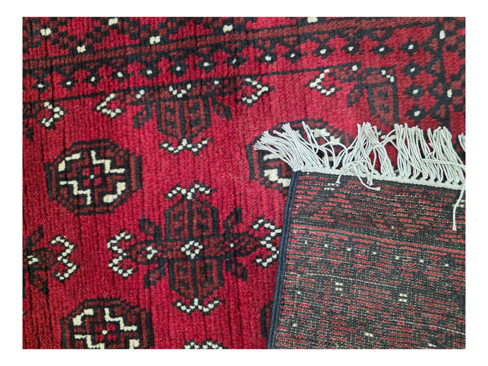 Gorgeous Afghan Bukhara Design Carpet - 120 x 74 CM