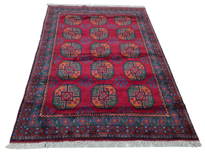 Stunning Afghan Kunduz Handmade Carpet 205 x 154 CM