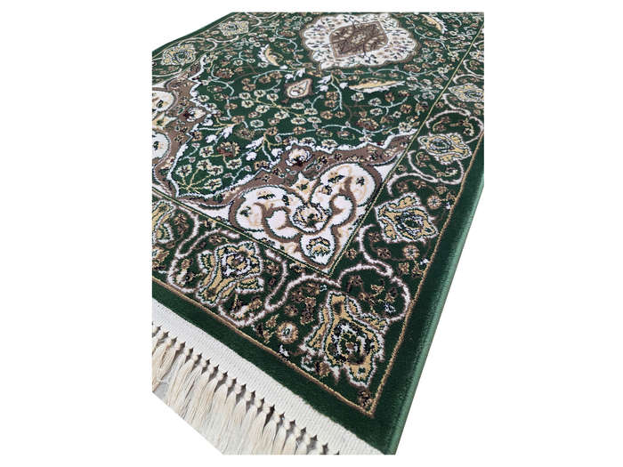 8 Meter Green Persian Style Machine Made Runner 800 x 80 CM