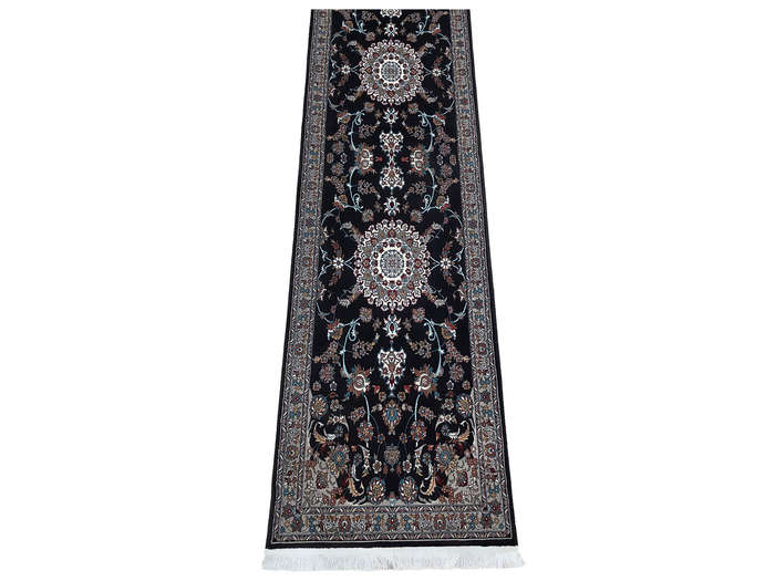 Beautiful 4 Meter Navy Color Passage Runner 400 x 80 CM