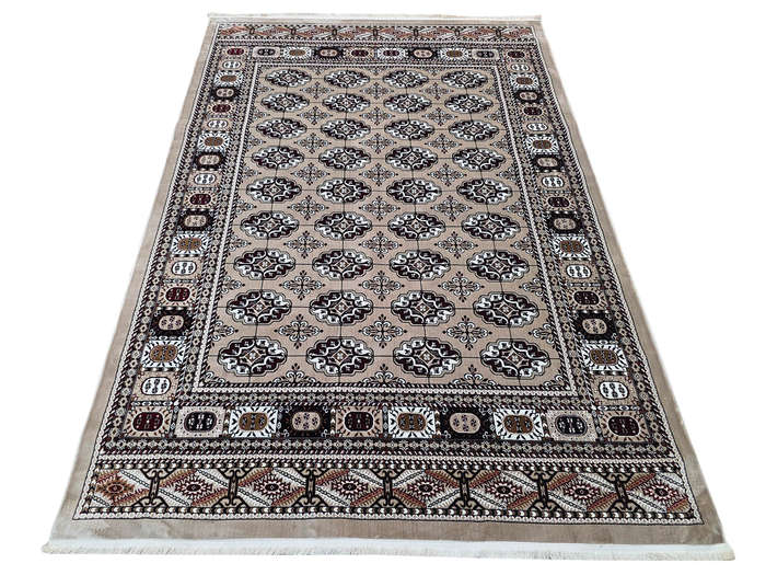 Beige Bukhara Design Machine Made Carpet 290 x 200 CM
