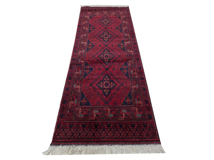 Fine Afghan Turkman Carpet 202 X 80 cm