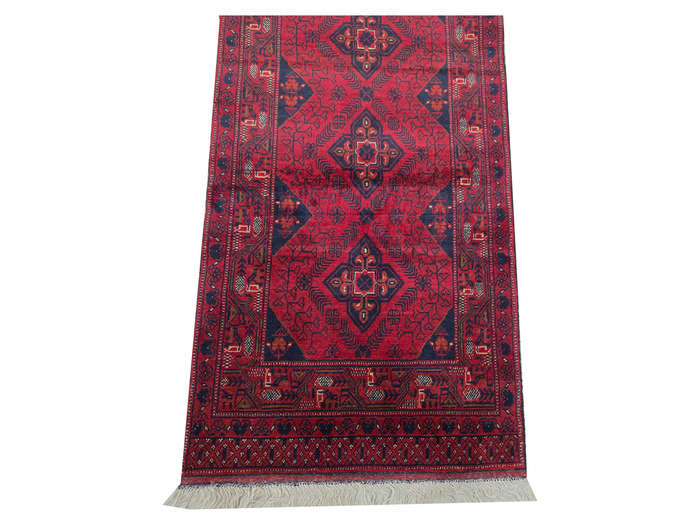 Fine Afghan Turkman Carpet 202 X 80 cm