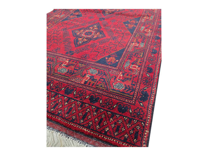 Fine Afghan Turkman Carpet 202 X 80 cm