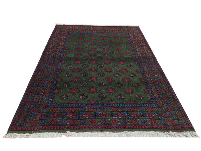Stunning Afghan Kunduz Bukhara Design Carpet 233 x 171 CM