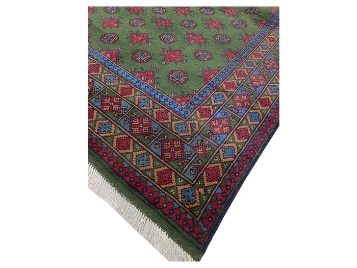 Stunning Afghan Kunduz Bukhara Design Carpet 233 x 171 CM