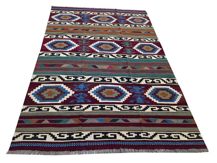 Gorgeous Afghan Hazara Handmade Kilim Rug 296 x 199cm