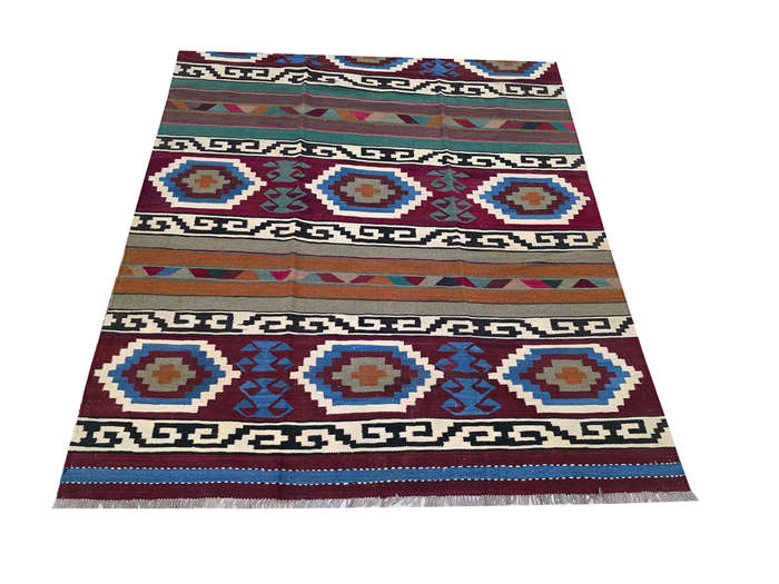 Gorgeous Afghan Hazara Handmade Kilim Rug 296 x 199cm