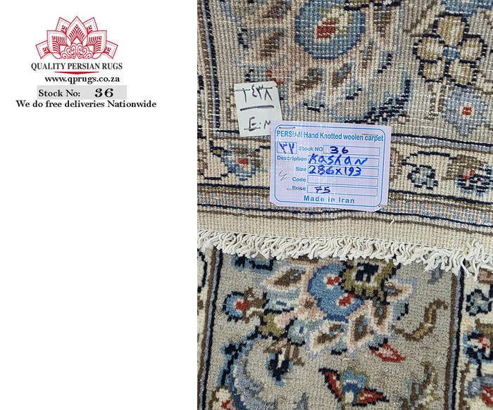Incredible Secondhand Kashan Carpet 286 x 193 CM