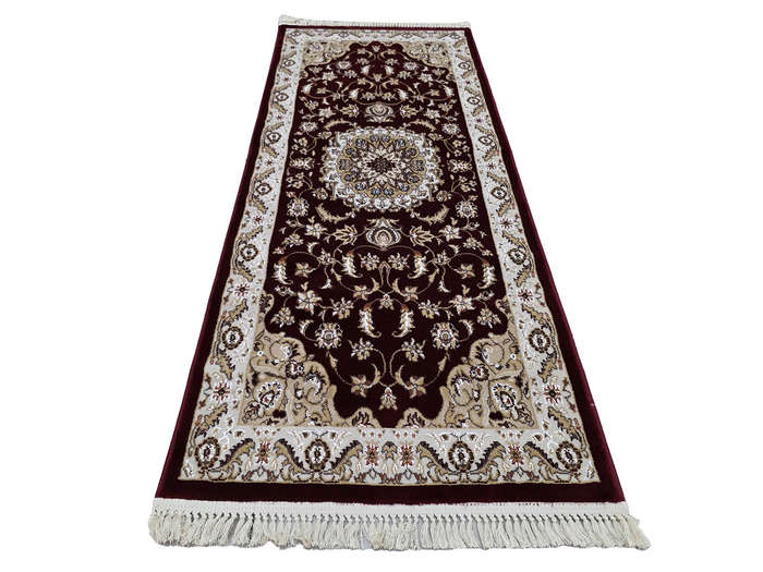 2 Meter Maroon Color Machine Made Runner 200 X 80 CM