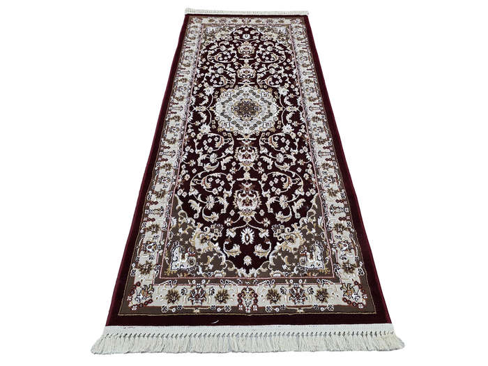 Maroon Color Machine Made Passage Runner 200 X 80 CM