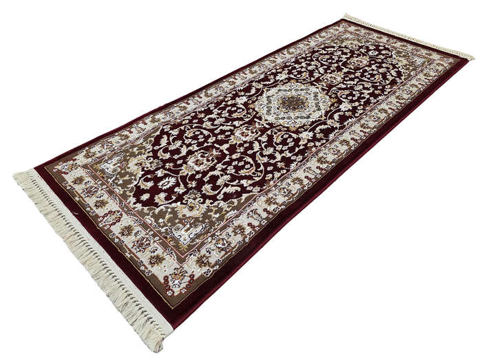 Maroon Color Machine Made Passage Runner 200 X 80 CM