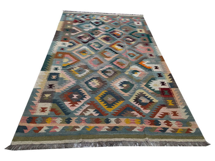 Stunning Afghan Hazara Handmade Kilim Rug  299x196cm