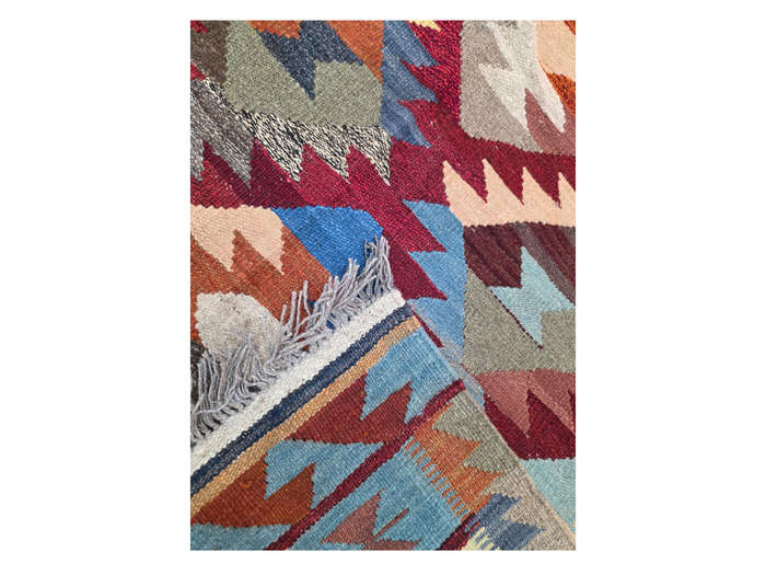 Fine Afghan Hazara Handmade Kilim Rug 294 x 203cm
