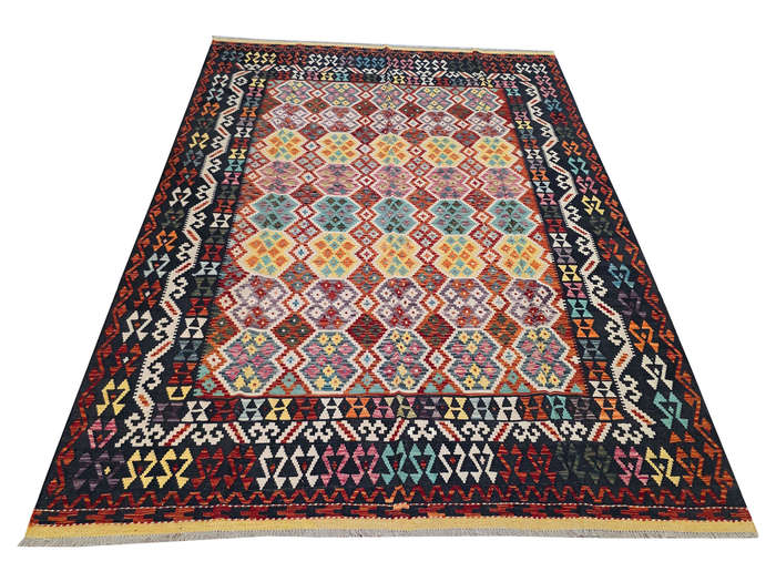 Beautiful Afghan Handmade Kilim Rug 294 x 259cm