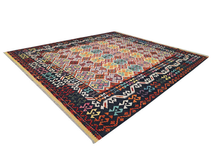 Beautiful Afghan Handmade Kilim Rug 294 x 259cm