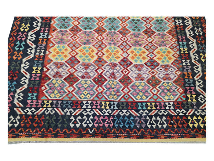 Beautiful Afghan Handmade Kilim Rug 294 x 259cm