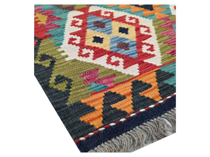 Stunning Handmade Choubi Kilim Runner 486 X 82 cm