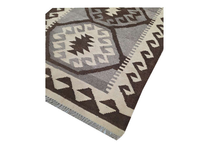 Stunning Handwoven woolen Natural Kilim 499 x 78cm