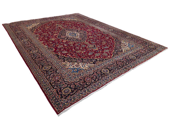 Gorgeous Pre-loved kashan Handmade Carpet 400 x 305 CM