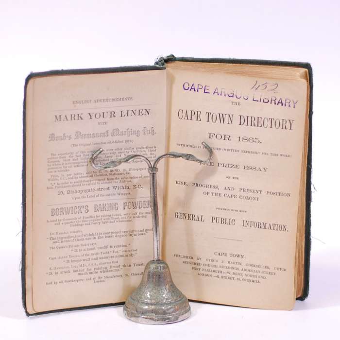 The Cape Town Directory for 1865. - Not stated.