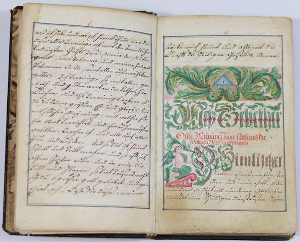 A Manuscript German Fraktur Prayerbook -