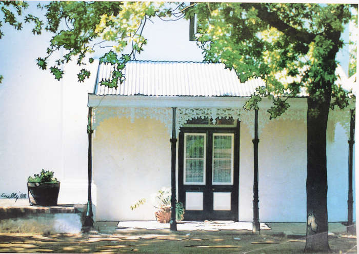 Stellenbosch - Six Photo-Drawing Lithographs - Scully, Larry