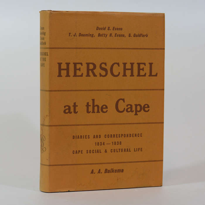 Hershel at the Cape. 1834 - 1838 - Evans, Davis D; Deeming, Terence J; Hall Evans, Betty; and Gol...