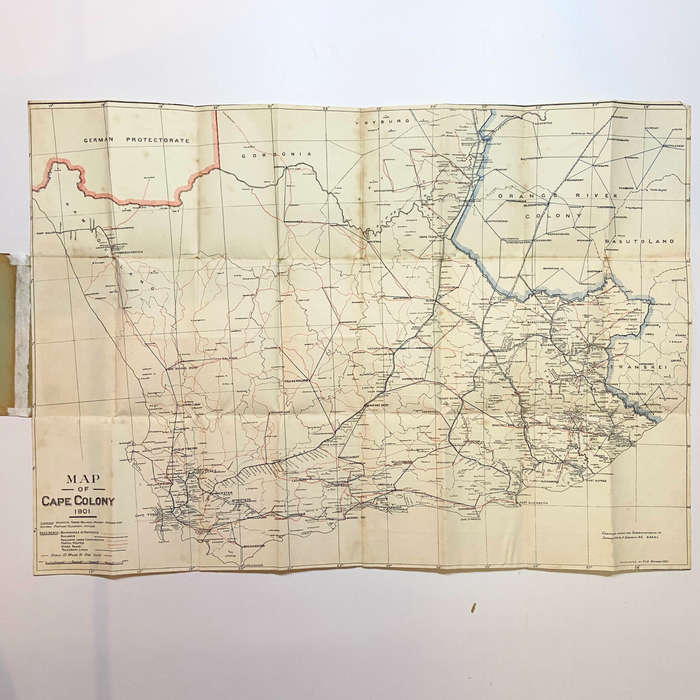 Map of the Cape Colony - Folding Map - Casgrain, Capt. R.H Du R
