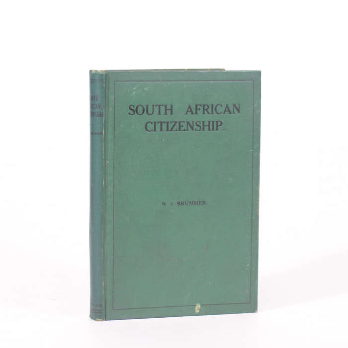 South African Citizenship - Brummer, Prof N J & Van Der Post, A P (Translator)
