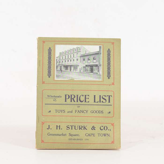 Toy Catalogue, J H Sturk & Co. - Sturk, J H