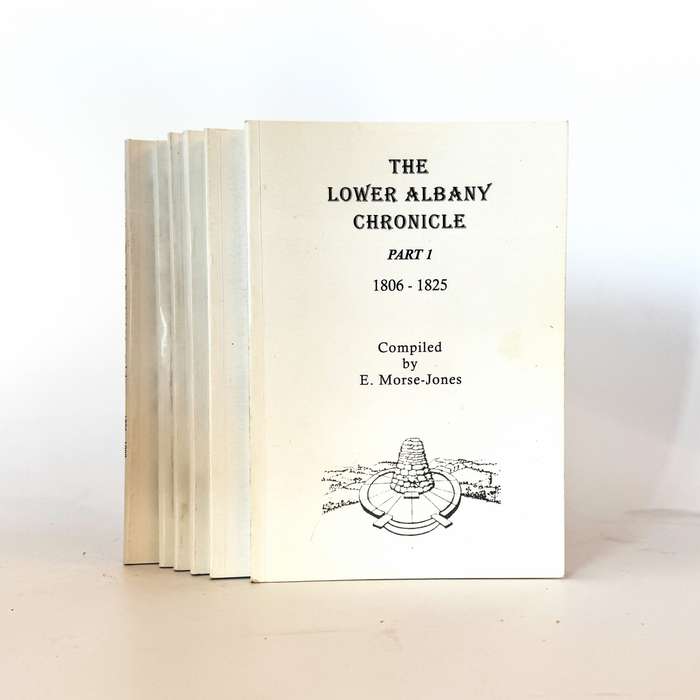 Lower Albany Chronicle. 6 Volumes plus Index. - Morse-Jones, E (Compiled by)