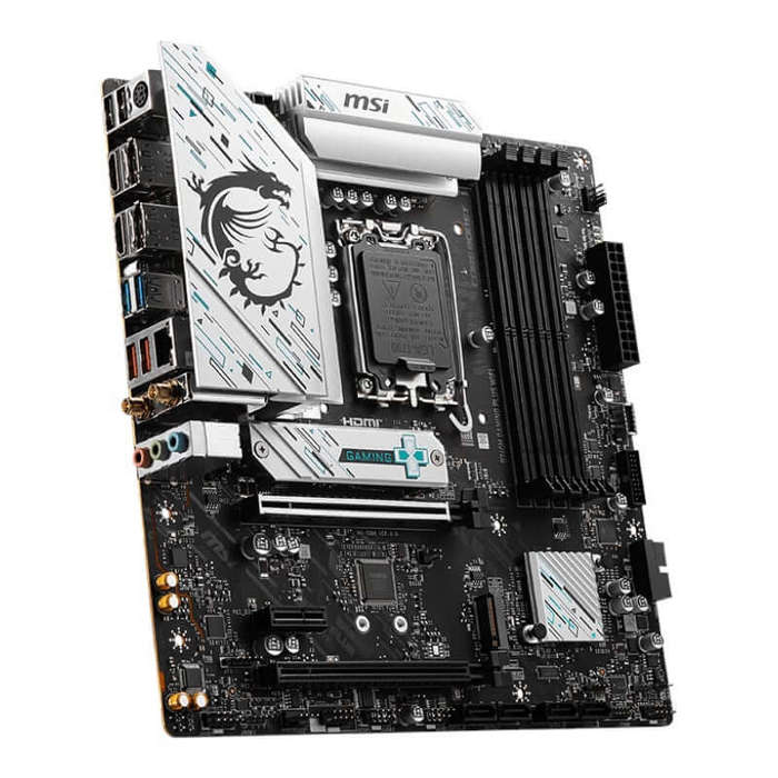 MSI B760M GAMING PLUS WIFI DDR5 Intel LGA1700 M ATX Gaming Motherboard