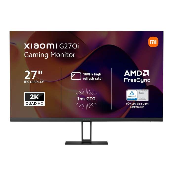 Xiaomi G27Qi 27 2K 1440p IPS Gaming Monitor (180Hz, 1ms, 16:9, HDMI/DP, & AMD FreeSync)