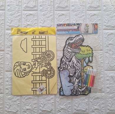 Velvet Dinosaur & Sandart - kids arts