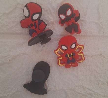 Spiderman shoe charms
