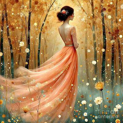 Enchanting Lady in the Forest [d]
