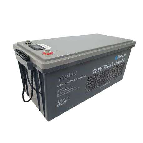 12V 200Ah LiFePO4 Lithium Ion Battery - Bluetooth - Lithium Iron Phosphate