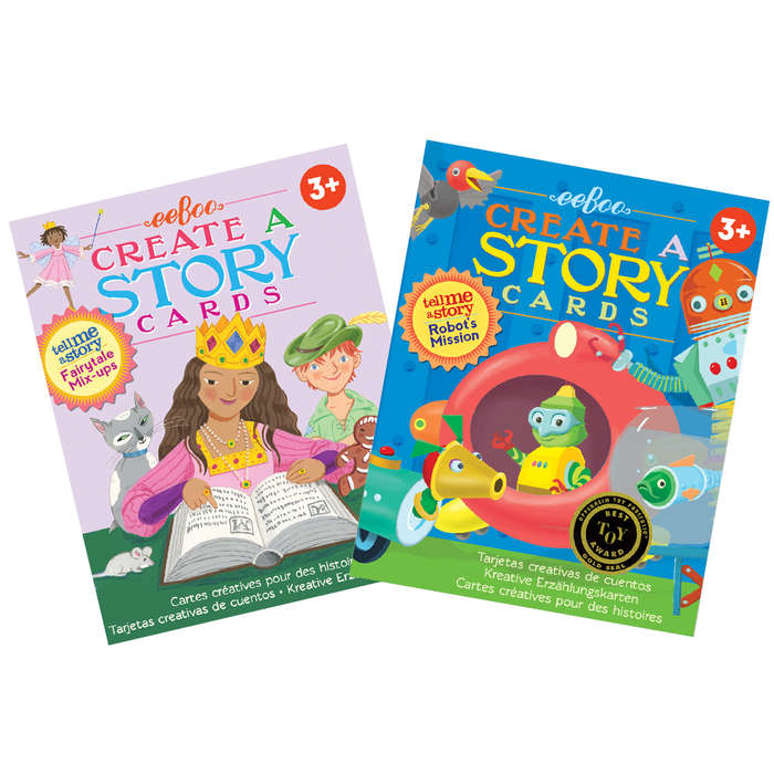 Tell Me a Story Cards Robot + Fairytale- Clearance Stock