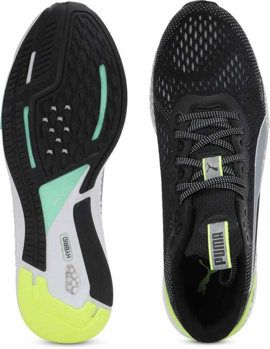 PUMA SPEED 600 BLACK YELLOW RUNNING SHOE