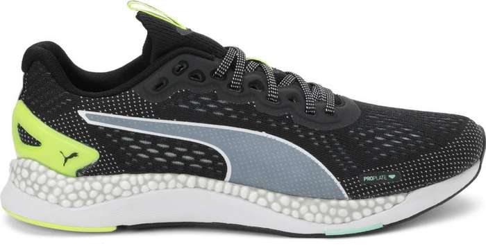PUMA SPEED 600 BLACK YELLOW RUNNING SHOE