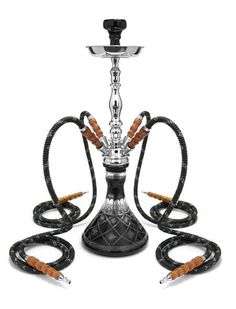 Hubbly Bubbly 4 Pipes 62cm High Hookah 4 way Large