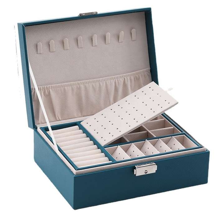 Jewelry Storage Box Ladies Makeup Ring Stud Earrings Box Gift Box Customized